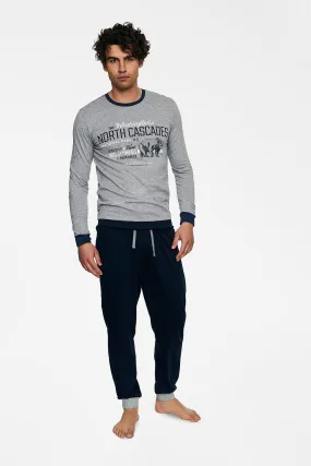 Adventure-Inspired Men's Cozy Loungewear Set