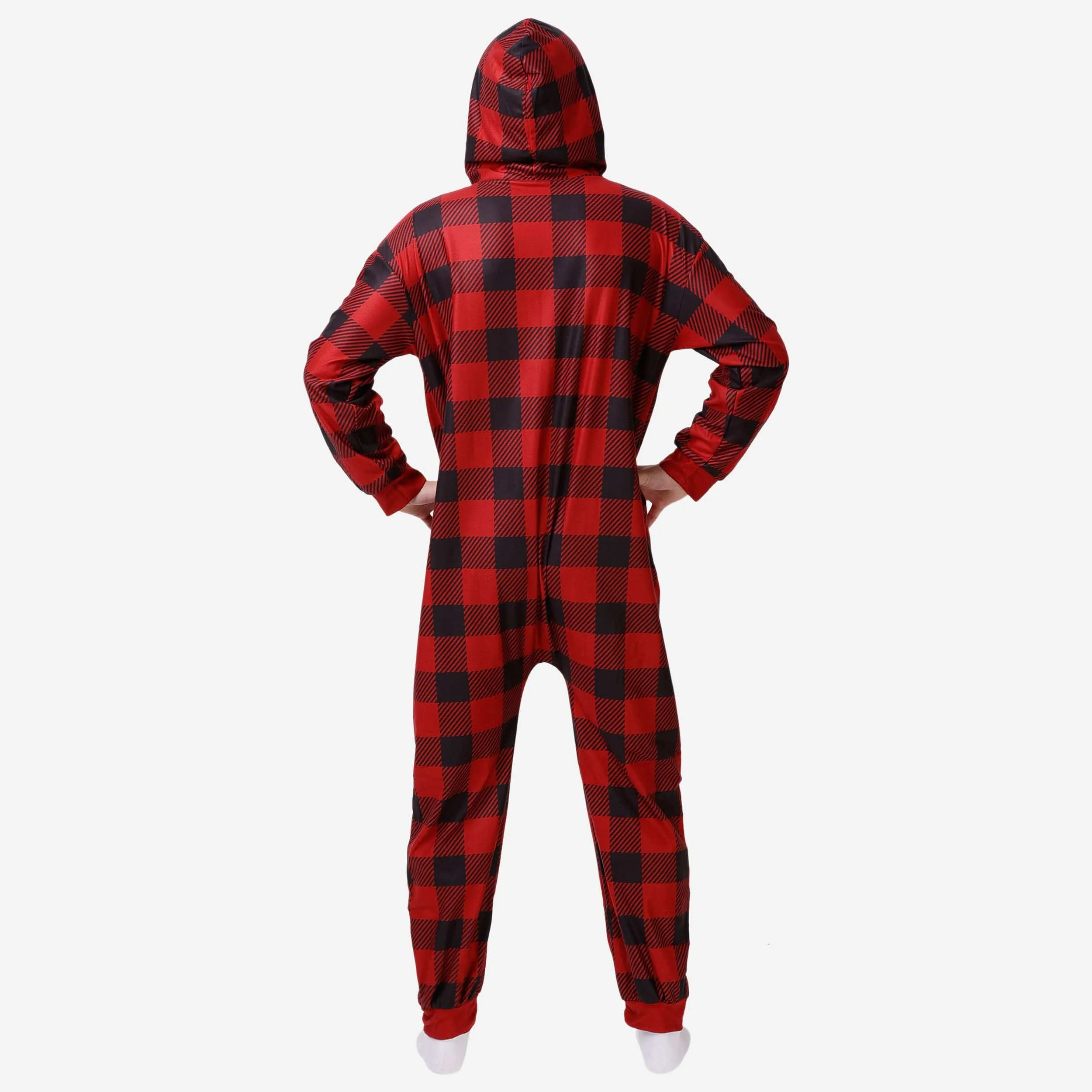 Alabama Crimson Tide Plaid One Piece Pajamas