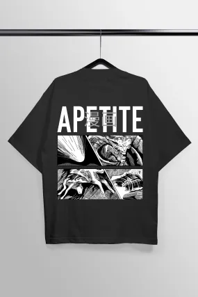 Apetite Black Oversized Tee