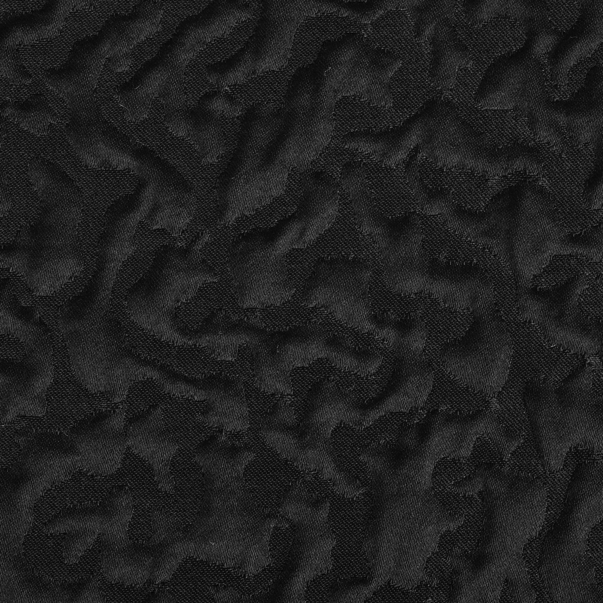 Black Jacquard Fabric 1528