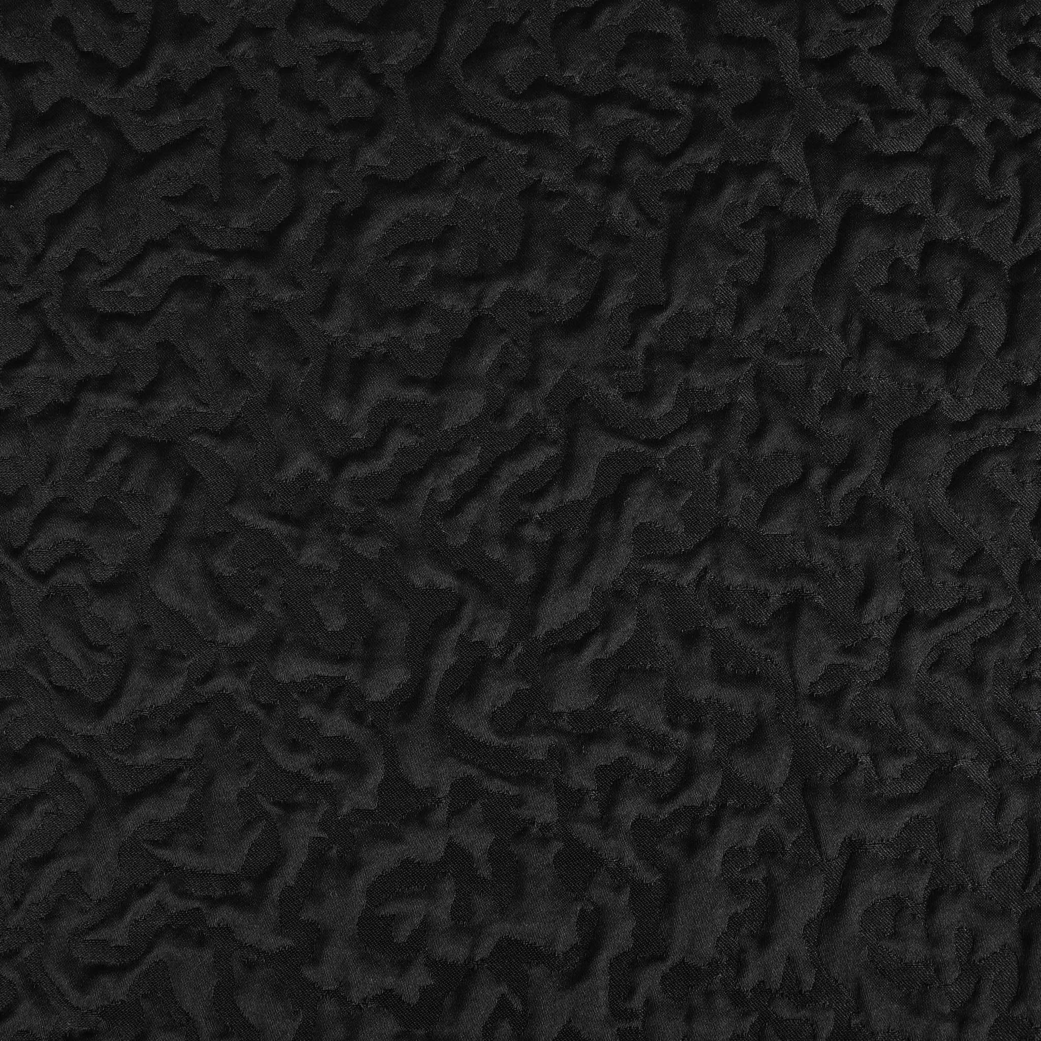 Black Jacquard Fabric 1528