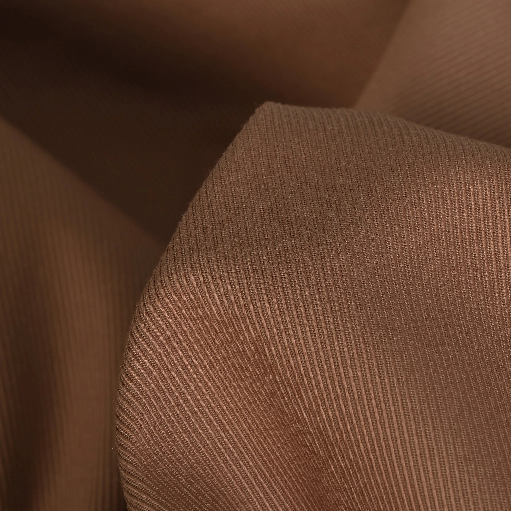 Brown Stretchy Twill Fabric 5688