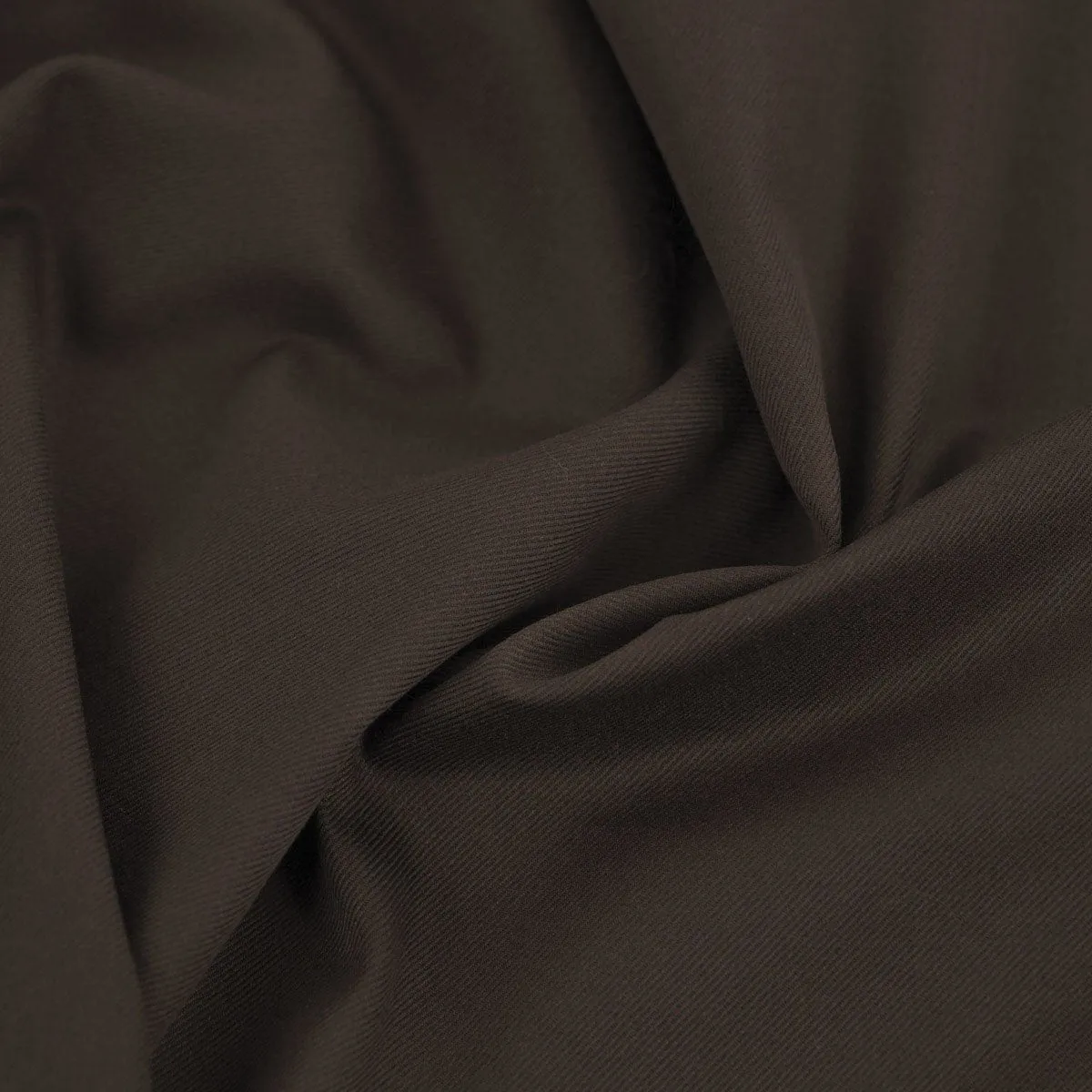 Brown Stretchy Twill Fabric 96098