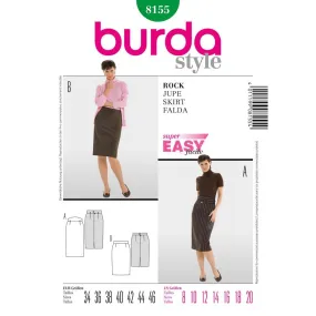 Burda B8155 Skirt Sewing Pattern