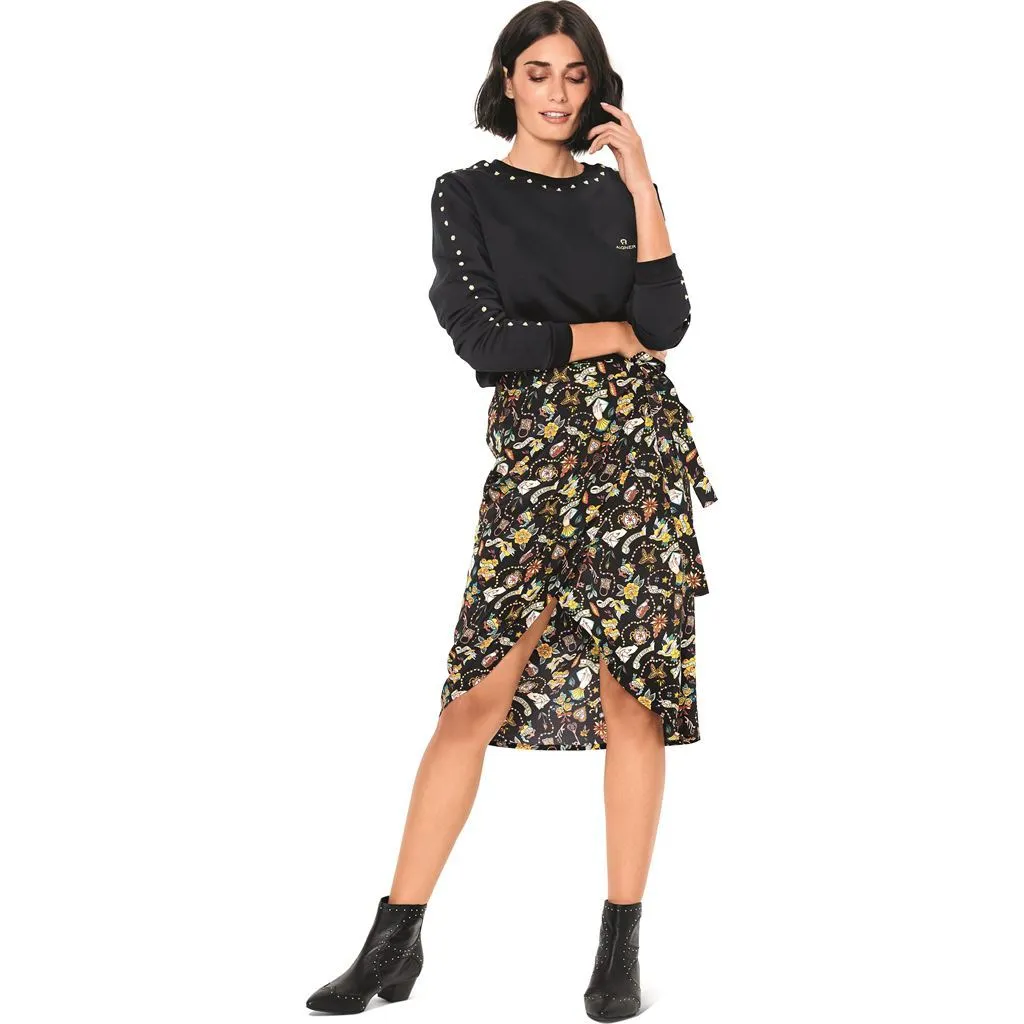 Burda Style Pattern 6200 Misses' Wrap Skirt with Waistband and Tie Bands