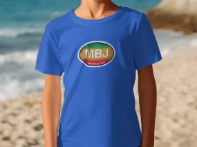 Colorful MBJ Montego Bay Graphic on Stylish T-Shirts