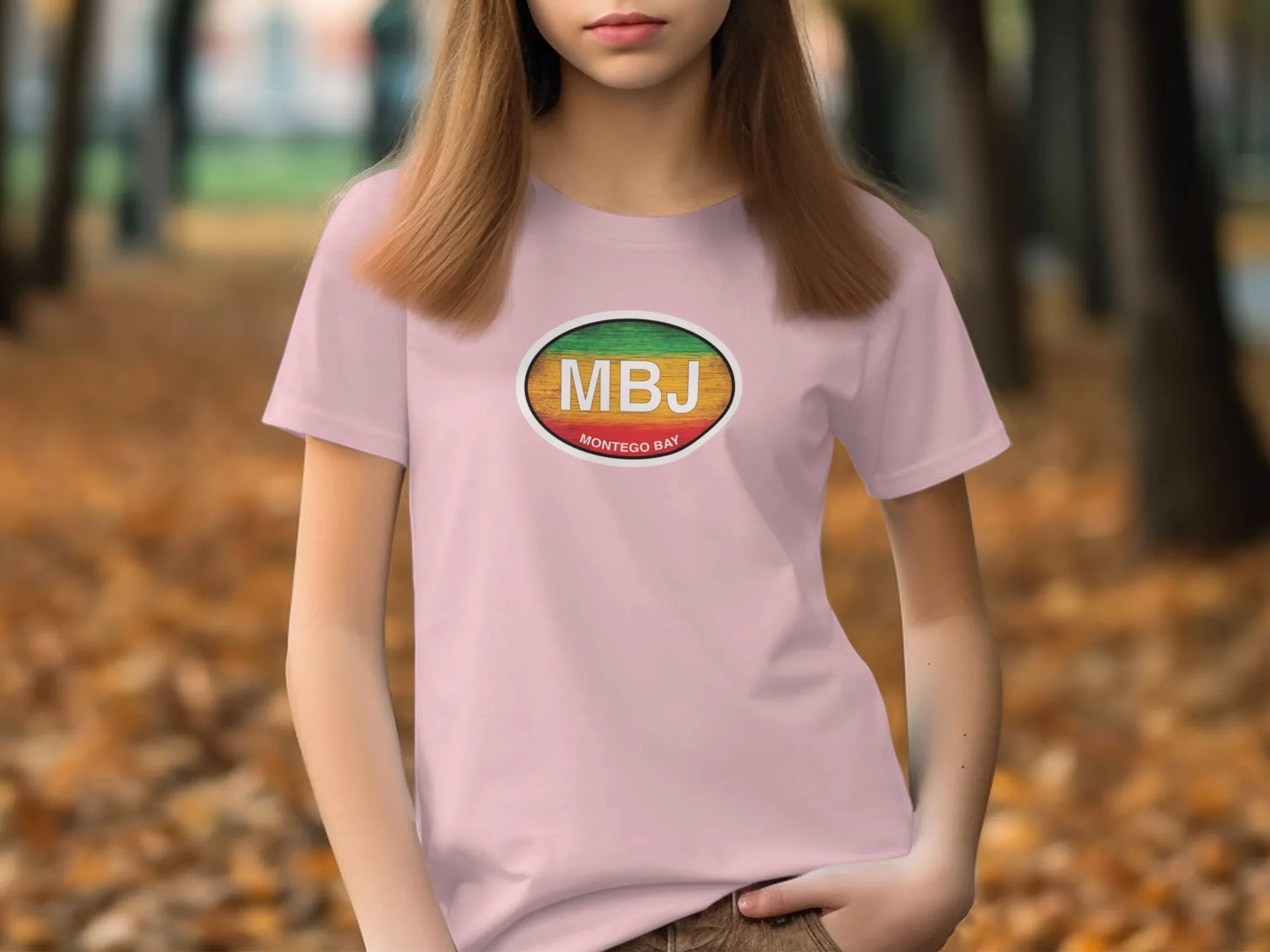 Colorful MBJ Montego Bay Graphic on Stylish T-Shirts