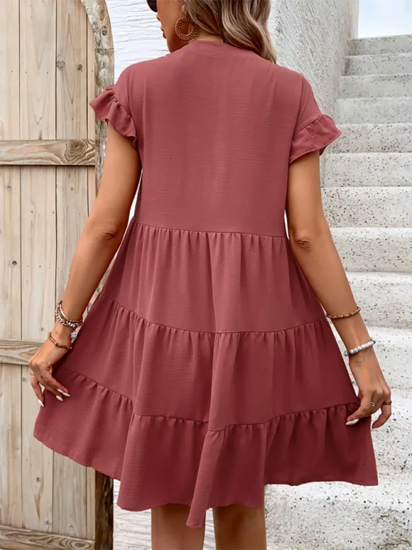 Comfy Casual Tiered Dress Perfect for Sunny Days