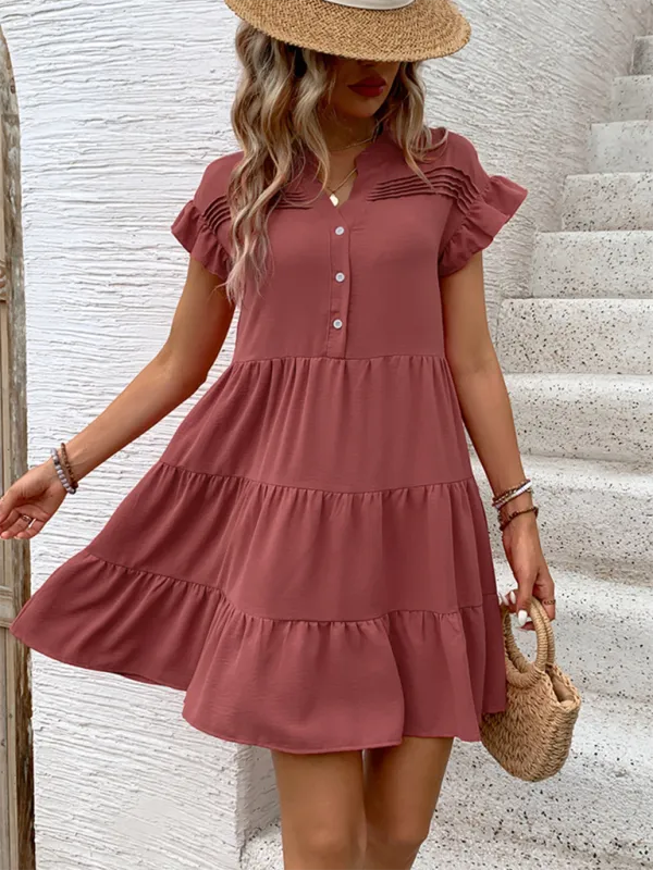 Comfy Casual Tiered Dress Perfect for Sunny Days