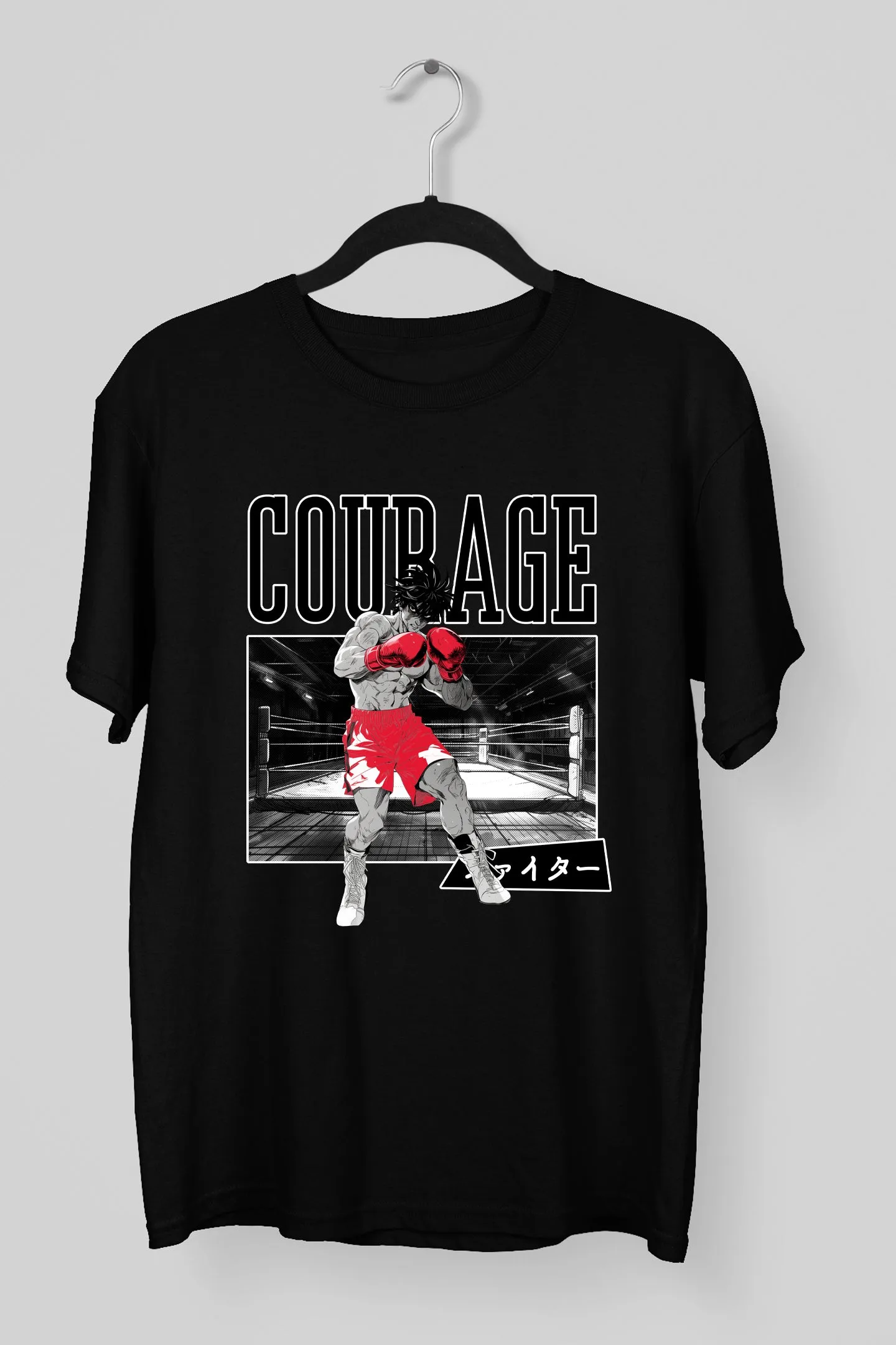 Courage Black Tee