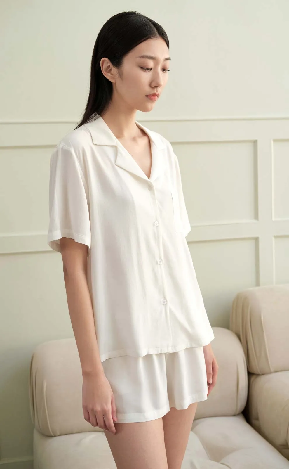 Cozy •  Rayon Short Sleeve Pajamas Set