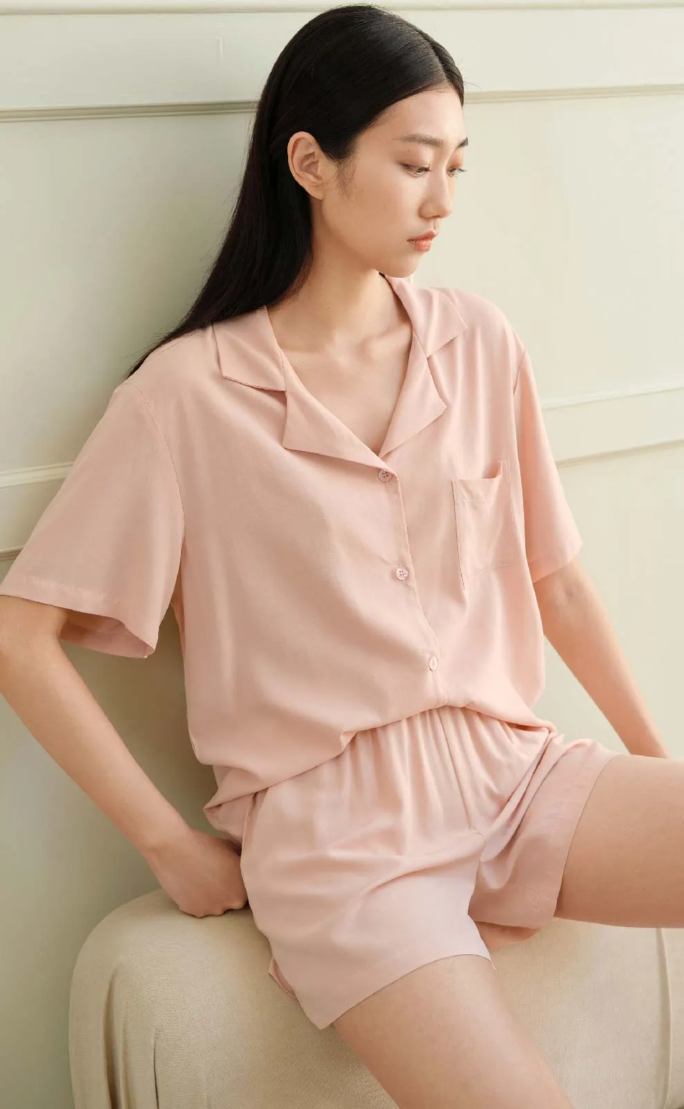 Cozy •  Rayon Short Sleeve Pajamas Set