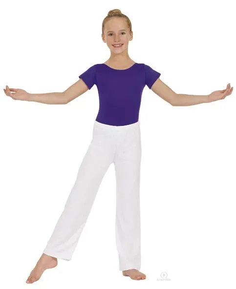 Eurotard 13843 Unisex Relaxed Fit Pants with Drawstring and Elastic Waist