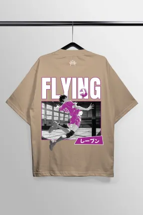 Flying Peach Oversized Tee