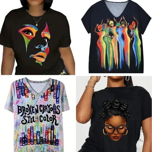 Graphic Vibrant Short Sleeve T-shirts