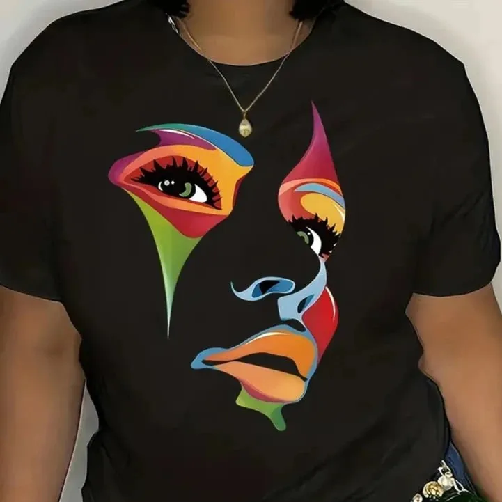 Graphic Vibrant Short Sleeve T-shirts