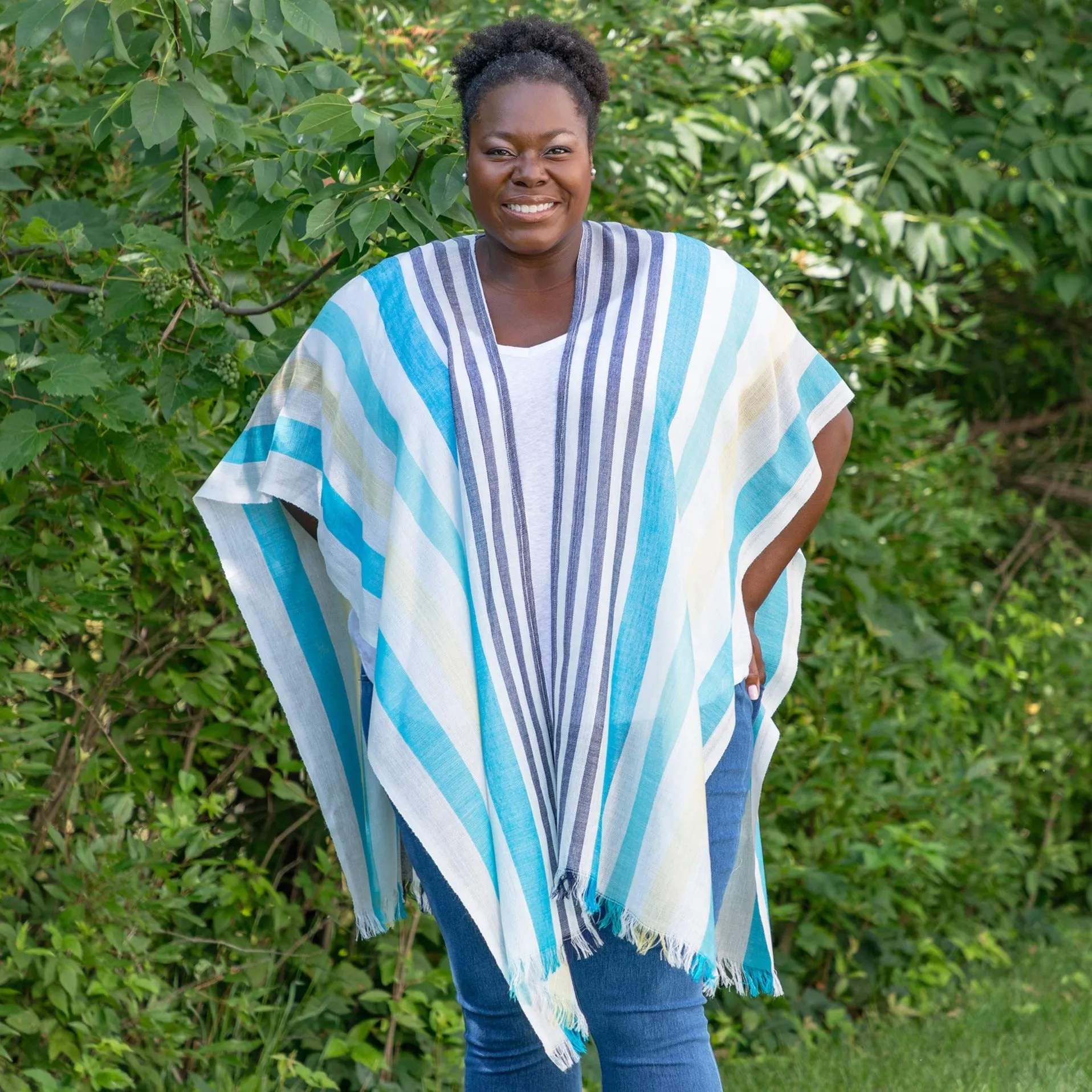 Handwoven Kimono Cover-Up | Fair Trade