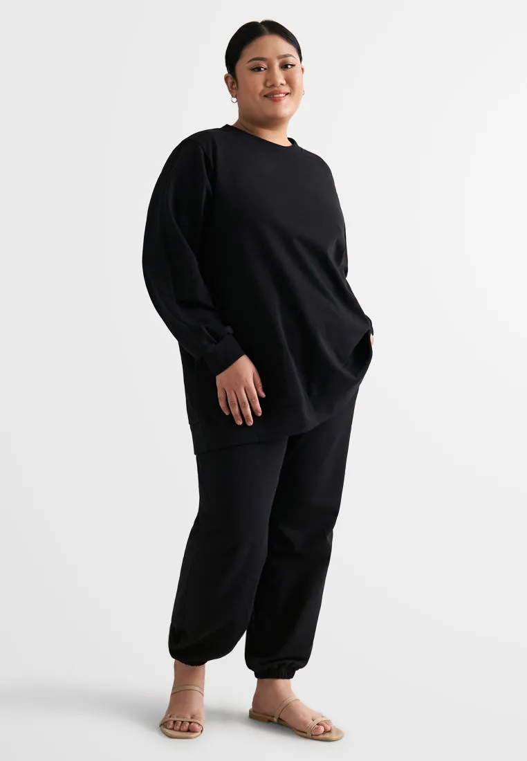 Justina Minimalist Relaxed Jumper Top