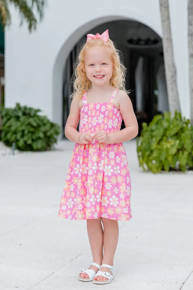 Kid's Sunny Skies Pink Dress