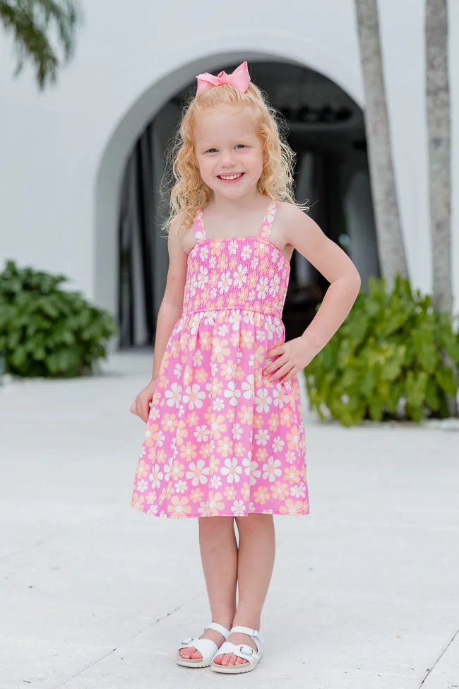 Kid's Sunny Skies Pink Dress