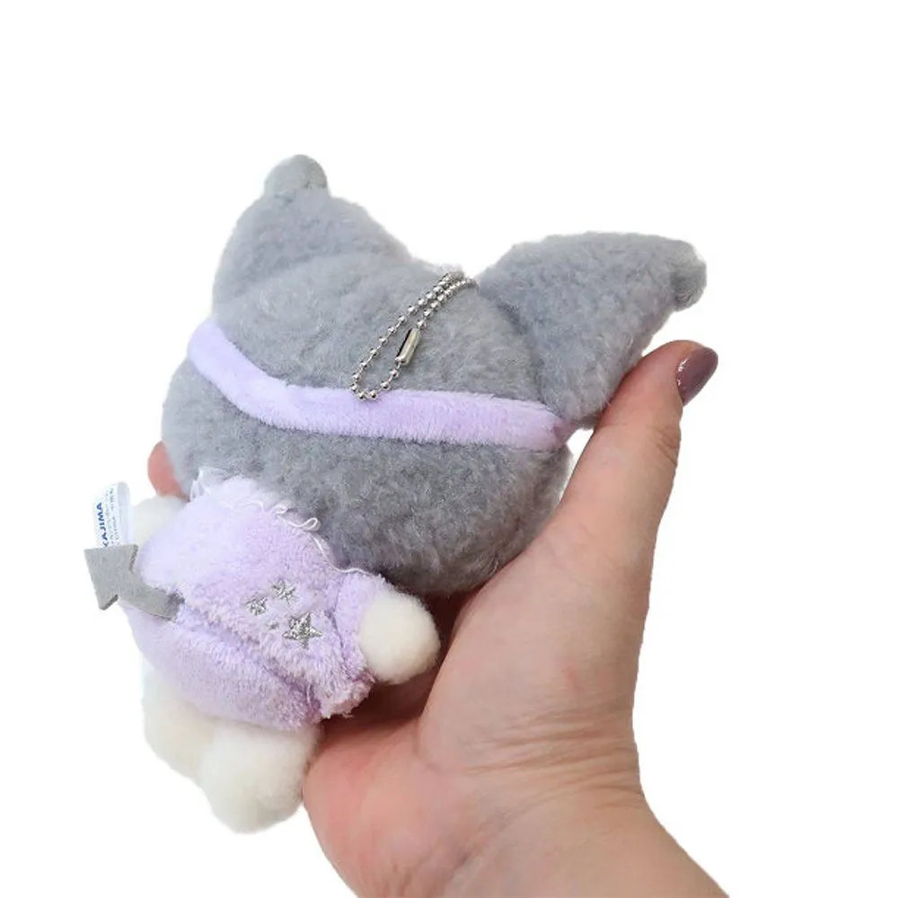 Kuromi Cozy Pajamas Mascot Clip-On Plush