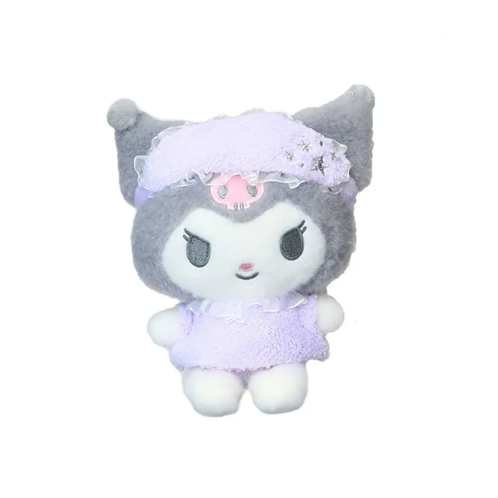 Kuromi Cozy Pajamas Mascot Clip-On Plush