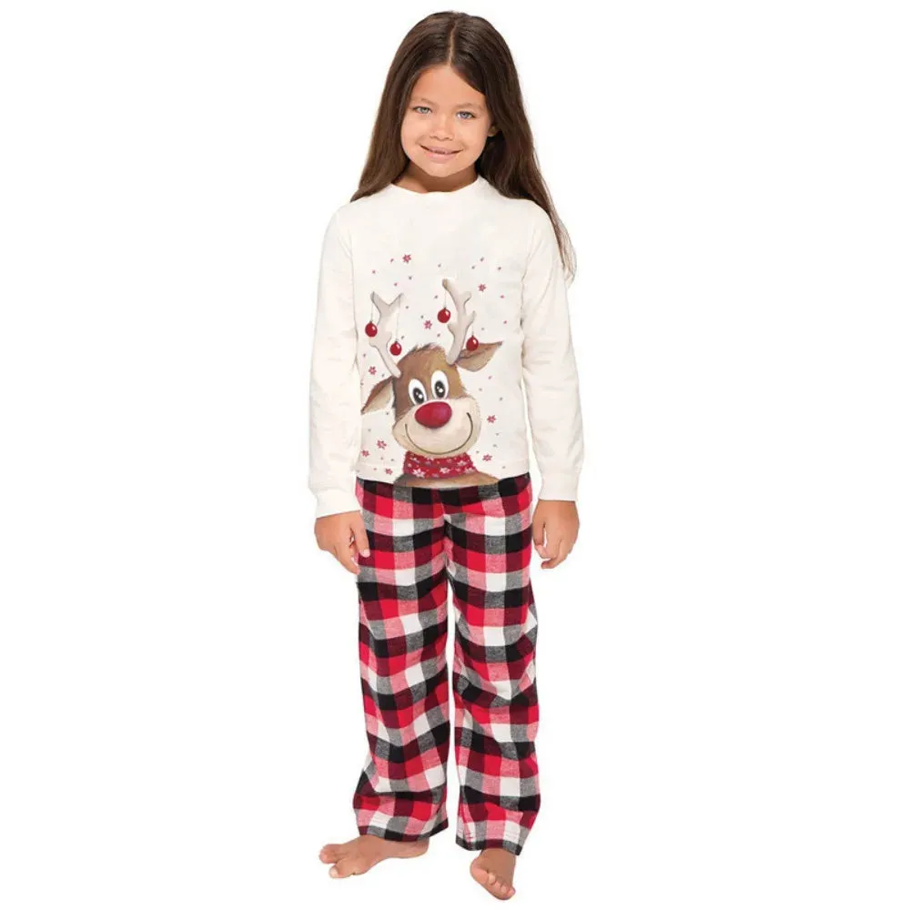 Matching Reindeer Pajamas for the Whole Family for Christmas Mornings