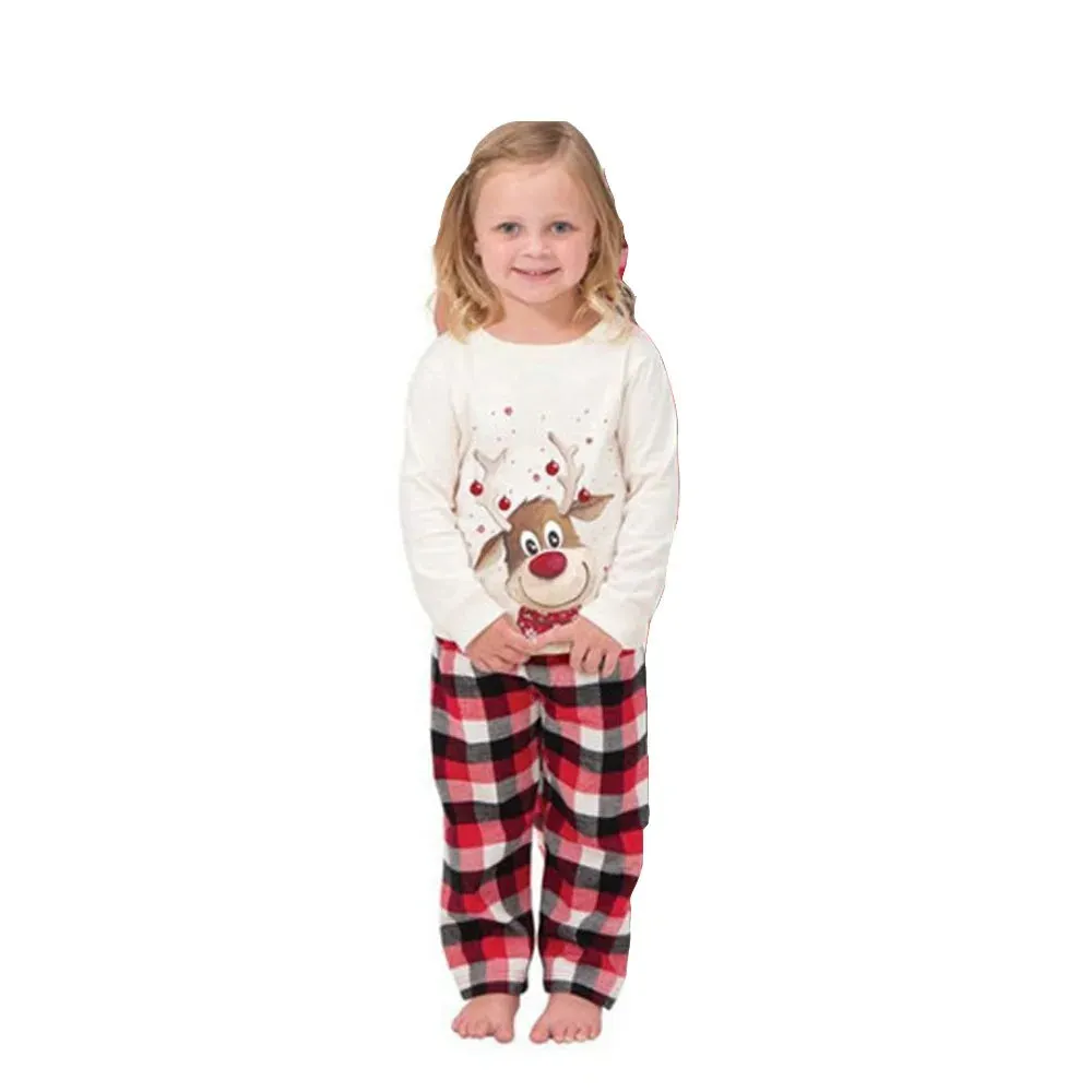 Matching Reindeer Pajamas for the Whole Family for Christmas Mornings