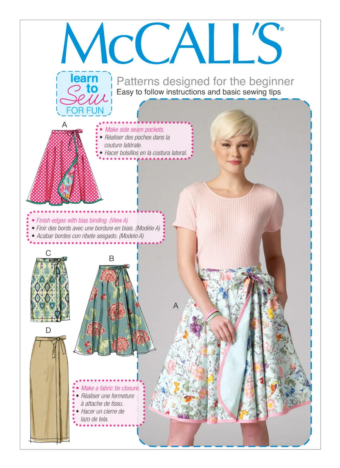 McCall's Pattern M7129 Misses' Skirts