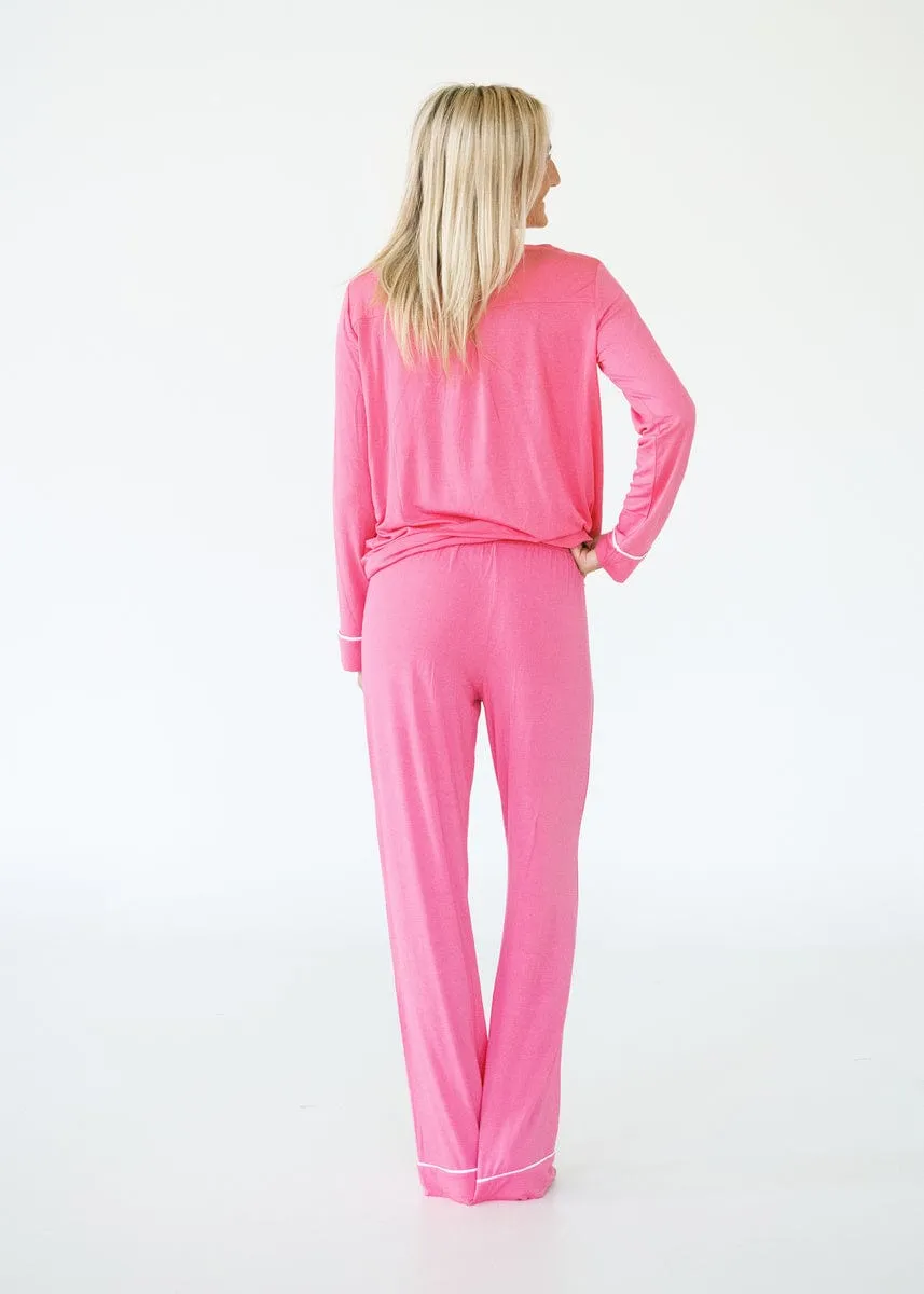 Middle of the Night Pajamas - Knockout Pink