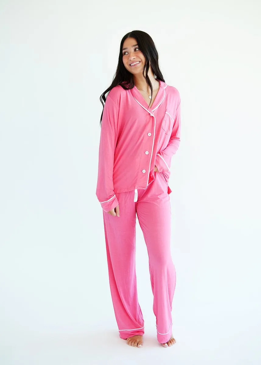 Middle of the Night Pajamas - Knockout Pink