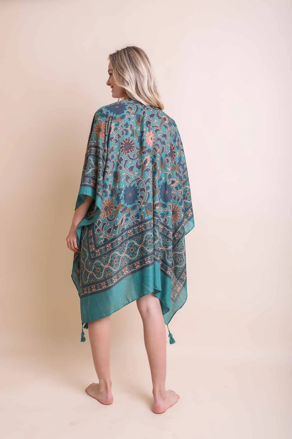 Moroccan Inspired Tapestry Kimono