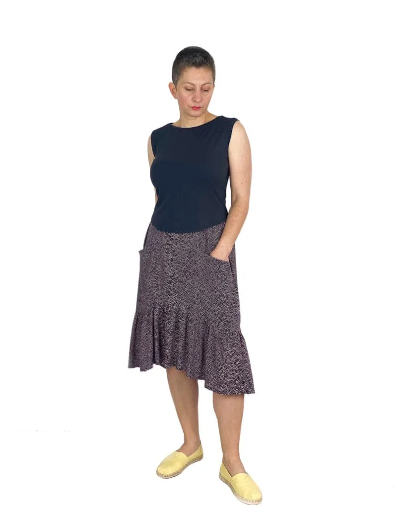 Olive Skirt Sewing Pattern, Dhurata Davies