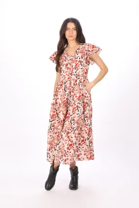 Olivia Dress. Wild Cherry