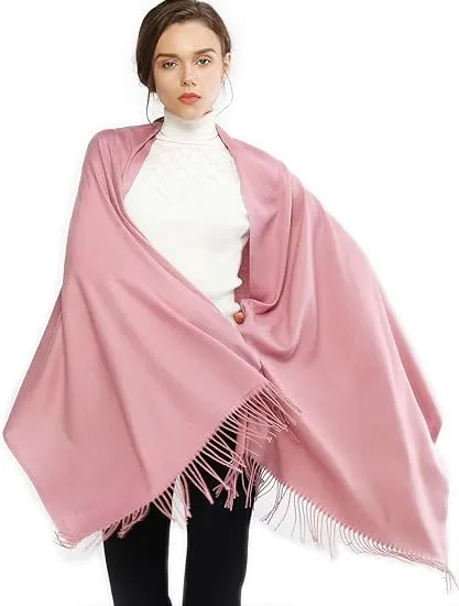 RIIQIICHY Ladies Scarves Pashmina Shawls and Wraps for Wedding Scarfs for Women Winter