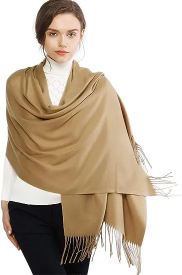 RIIQIICHY Ladies Scarves Pashmina Shawls and Wraps for Wedding Scarfs for Women Winter