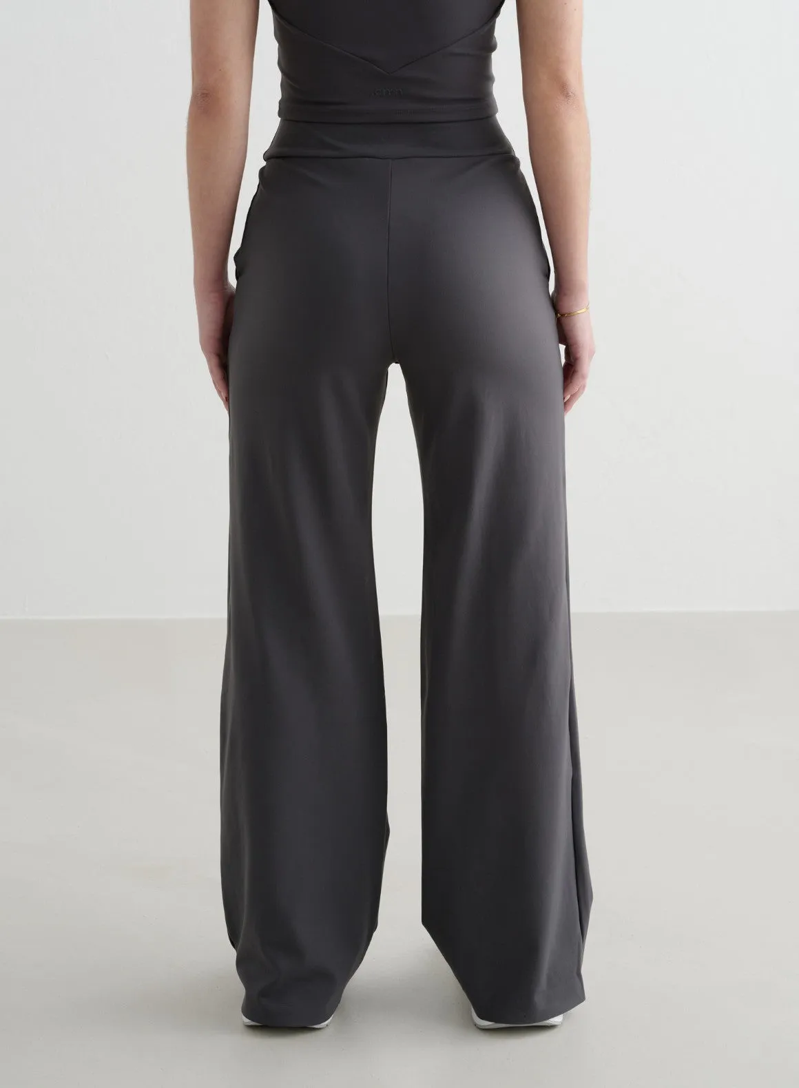 Shadow Grey Sense Wide Petite Pants