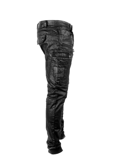 Tech11 Mens Wax Stretch Denim Jeans