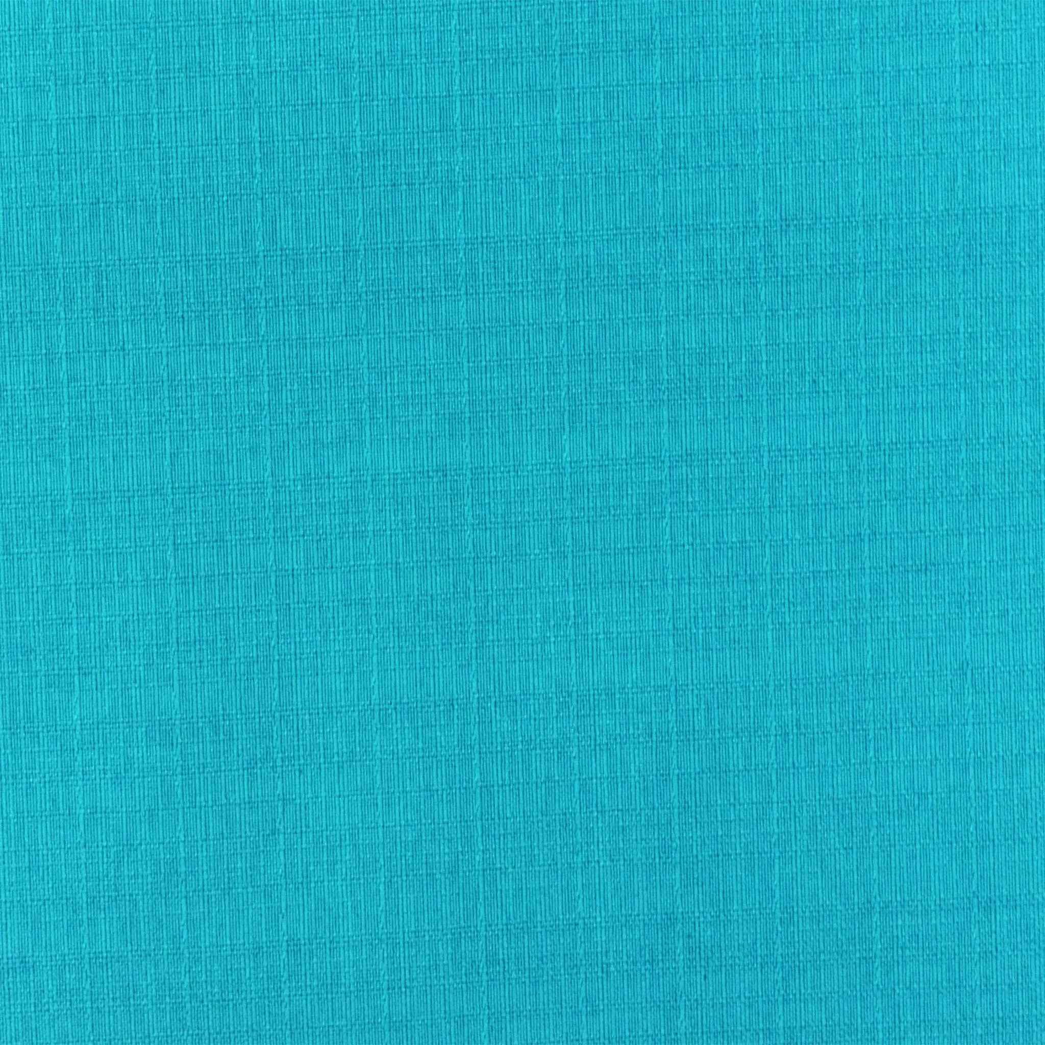 Turquoise Polyester Cross-Hatch Shirting Fabric