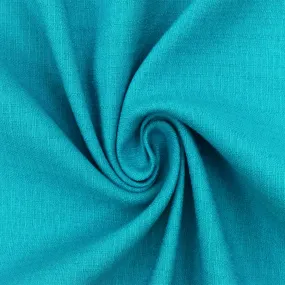 Turquoise Polyester Cross-Hatch Shirting Fabric