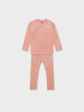 Velour Pajama - Pink