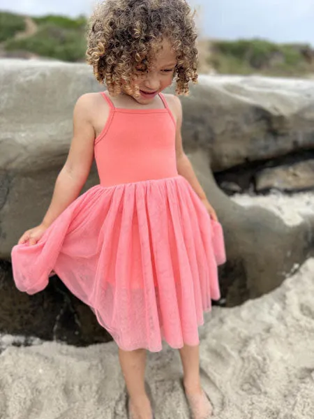 Vignette Kia Tutu Dress In Coral