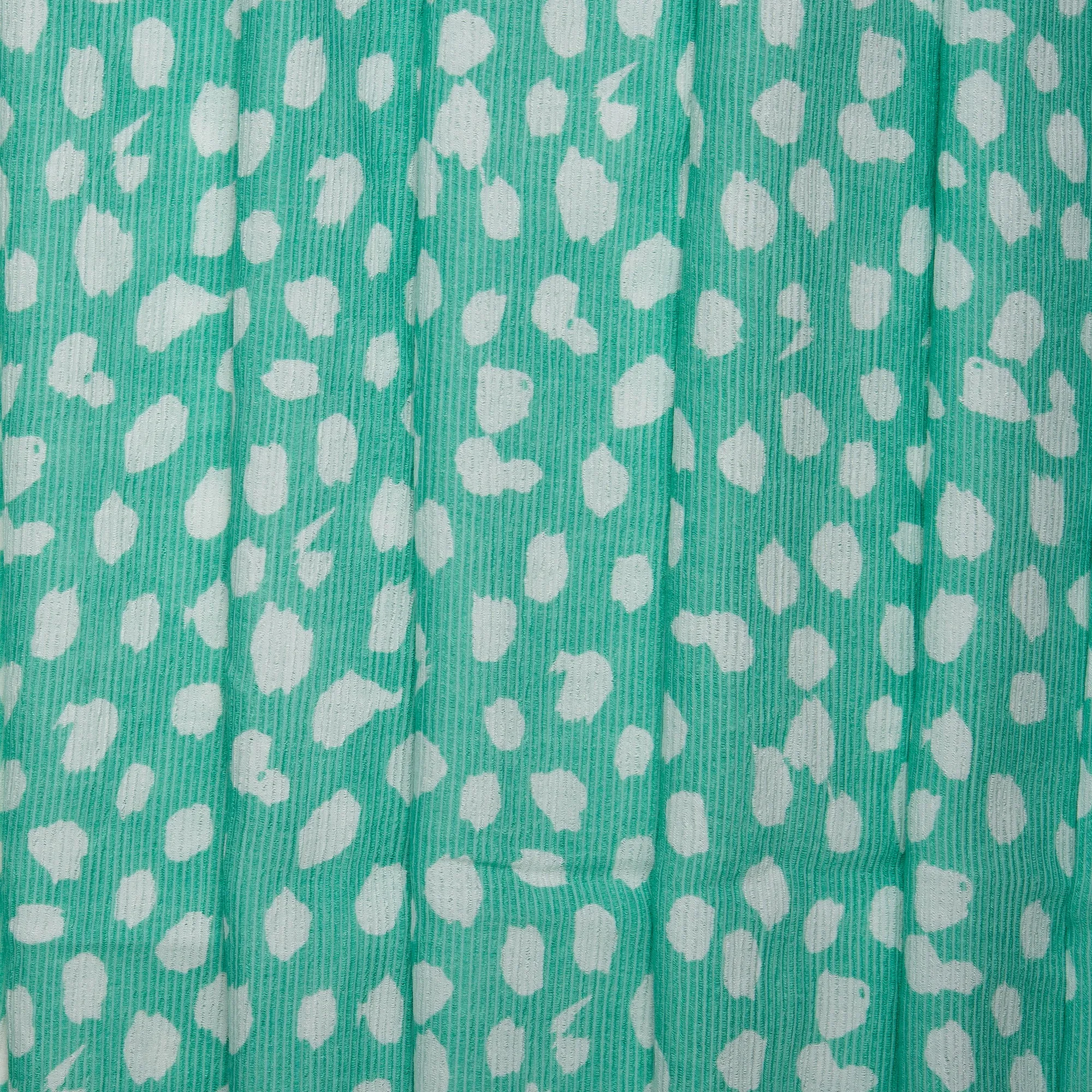 Viscose - CHLOE - Abstract dot - Turquoise