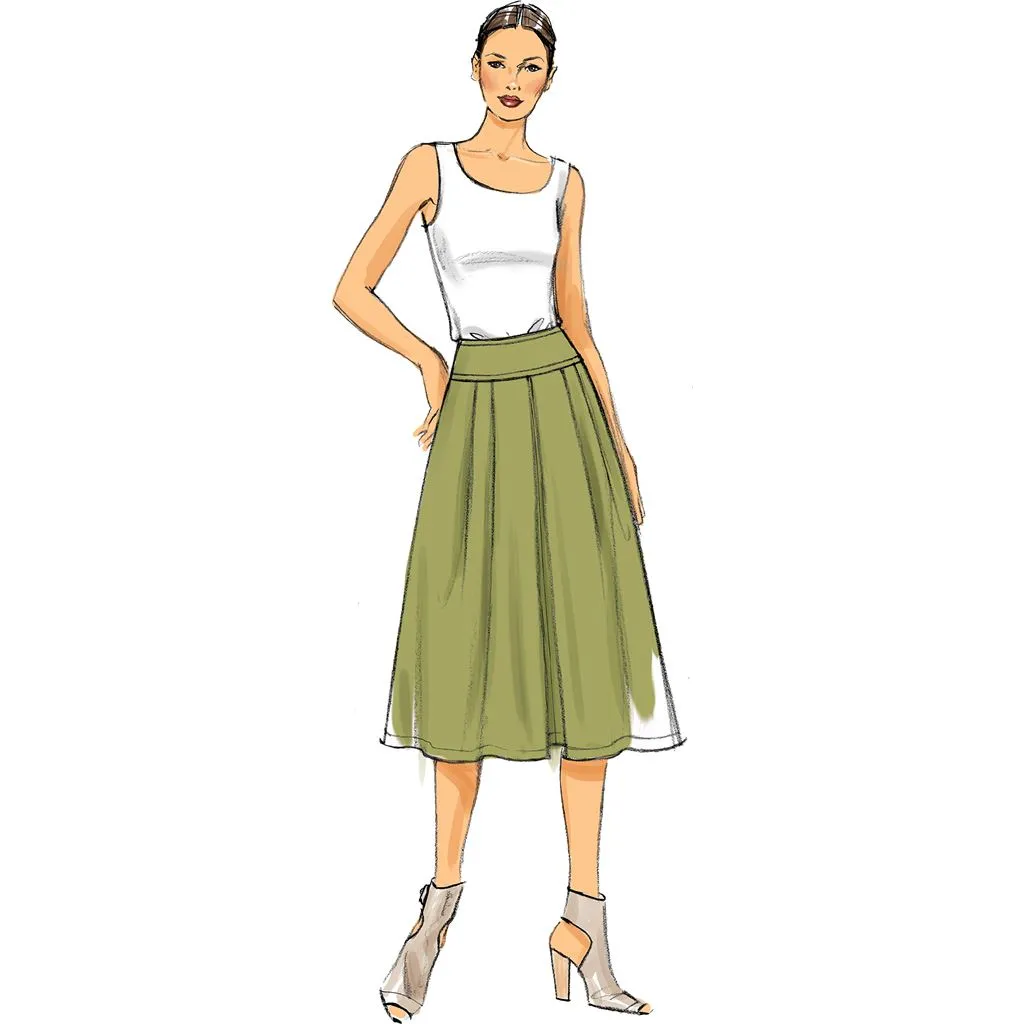 Vogue Pattern V9090 Misses' Skirt