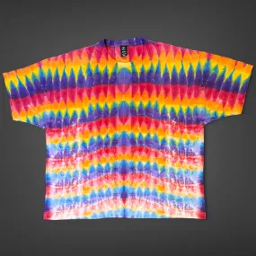 XXXL - rainbow arashi shibori tee