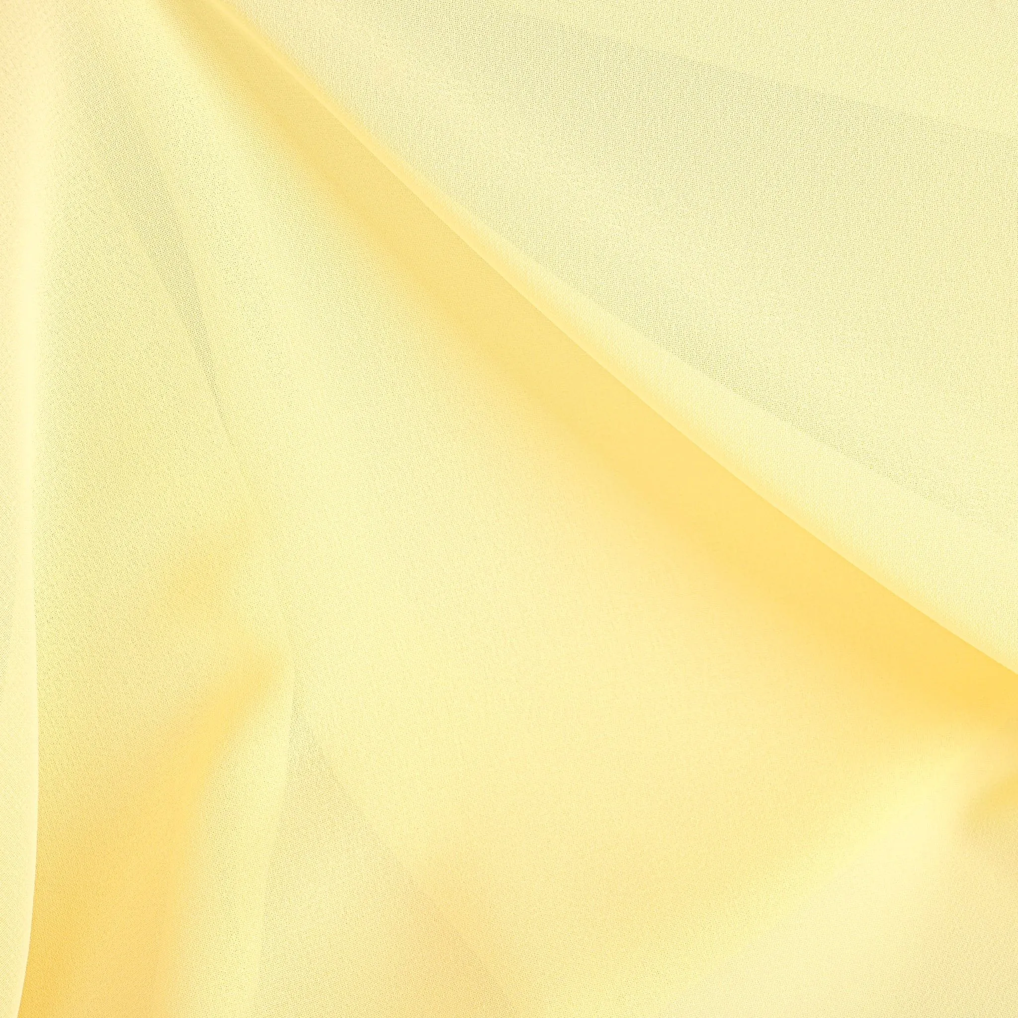 Yellow Chiffon Crepe Fabric 3412